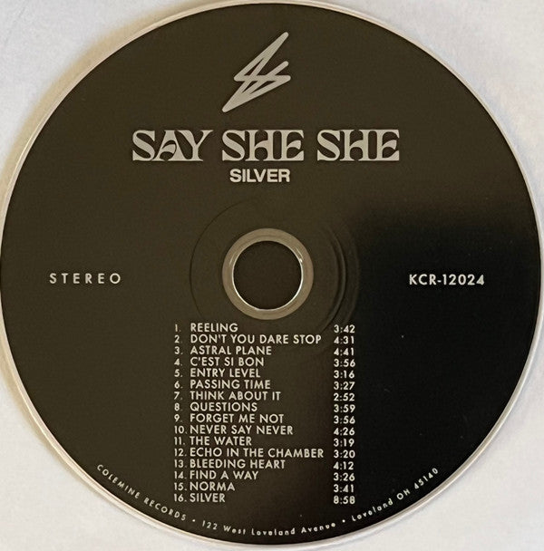Say She She : Silver (CD, Album)