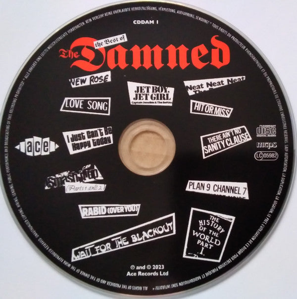 The Damned : The Best Of The Damned (Another Great Record From The Damned) (CD, Comp, RE, DAD)