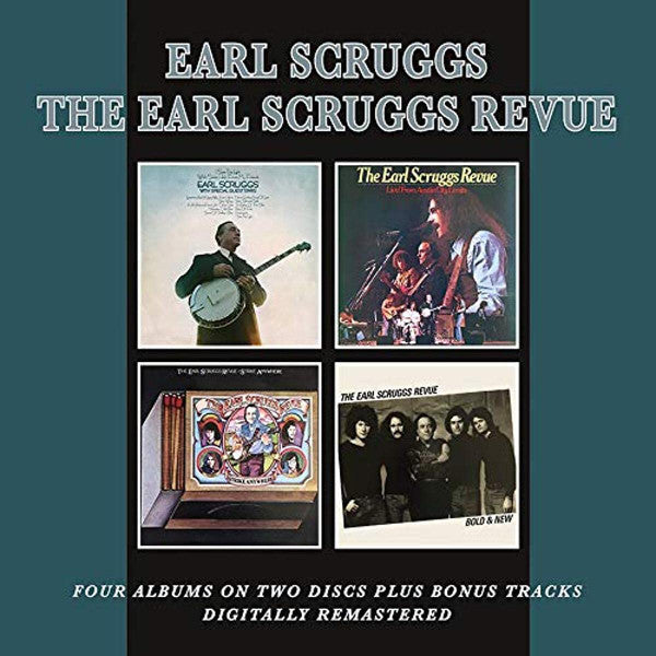 Earl Scruggs, Earl Scruggs Revue : I Saw The Light With Some Help From My Friends/Live! From Austin City Limits/Strike Anywhere/Bold & New (2xCD, Comp, RM, Sli)