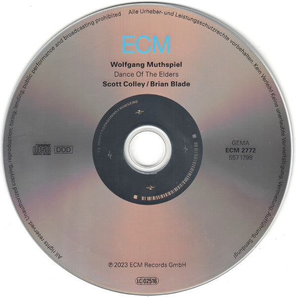 Wolfgang Muthspiel, Scott Colley / Brian Blade : Dance Of The Elders (CD, Album)