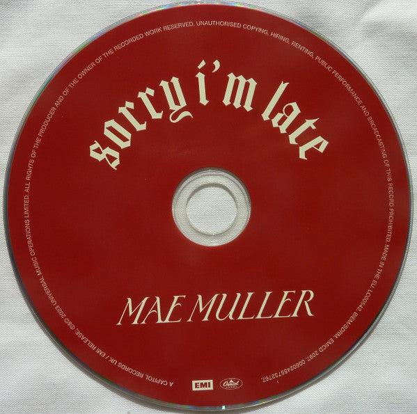 Mae Muller : Sorry I'm Late (CD, Album)