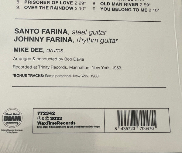 Santo & Johnny : Sleepwalk (LP, Ltd, RE, 180)