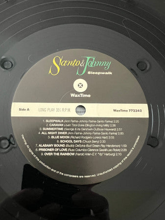 Santo & Johnny : Sleepwalk (LP, Ltd, RE, 180)