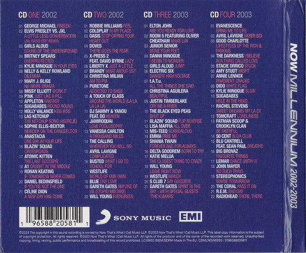 Various : Now Millennium '02-'03 (4xCD, Comp)