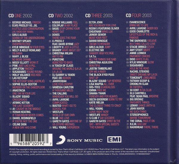 Various : Now Millennium '02-'03 (4xCD, Comp, S/Edition)