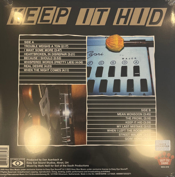 Dan Auerbach : Keep It Hid (LP, Album, RE, Tra)