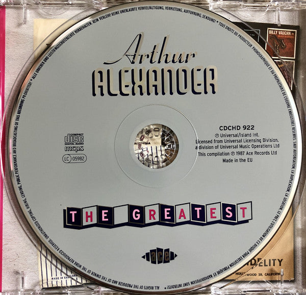Arthur Alexander : The Greatest (CD, Comp, RE, RM, Sou)