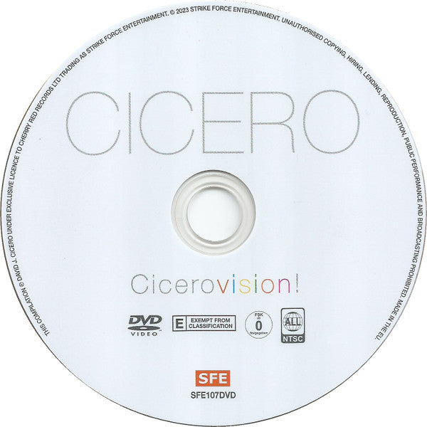 Cicero : Future Boy (LP, Album, RE, RM, Whi + DVD-V, Comp, NTSC, Reg + )