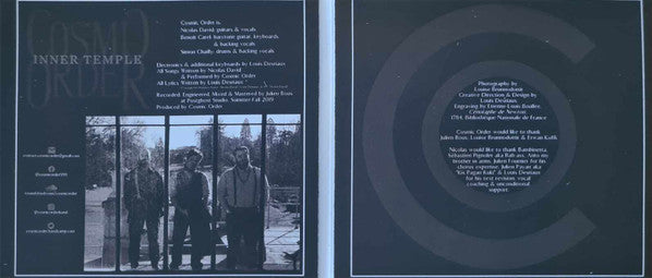 Cosmic Order : Inner Temple (CD, Album, Dig)