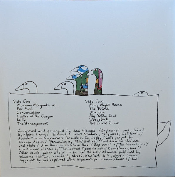 Joni Mitchell : Ladies Of The Canyon (LP, Album, RE, 180)