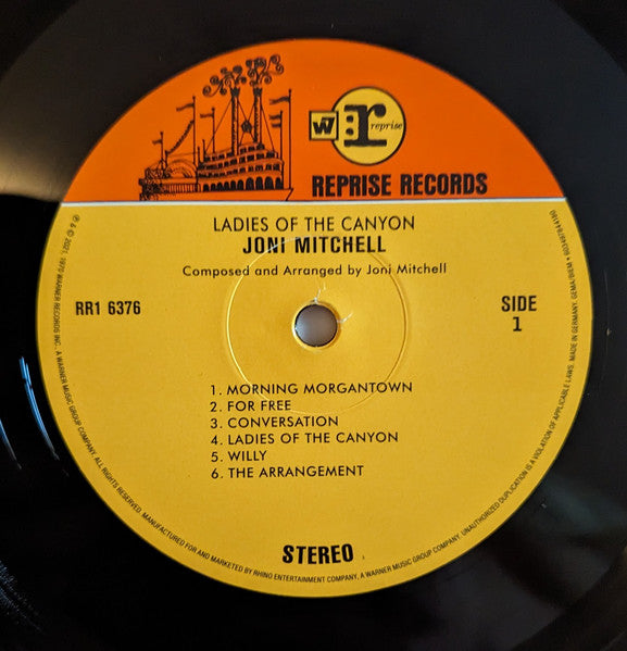Joni Mitchell : Ladies Of The Canyon (LP, Album, RE, 180)