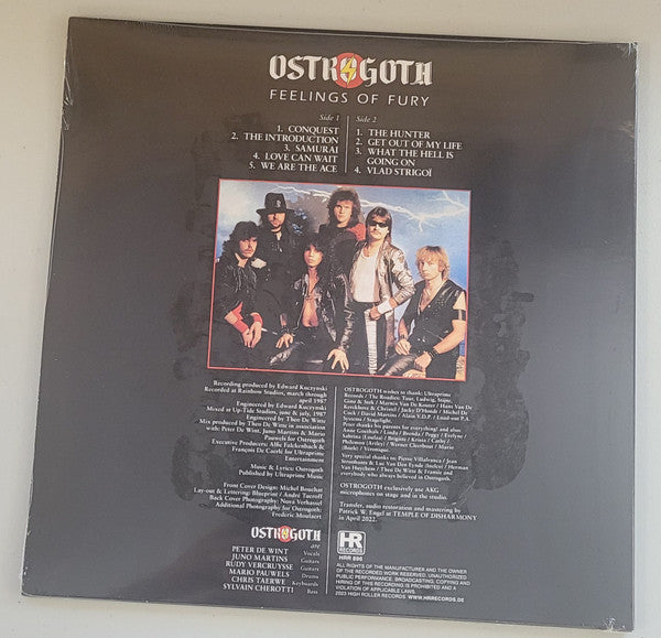 Ostrogoth : Feelings Of Fury (LP, Album, Ltd, RE, Red)