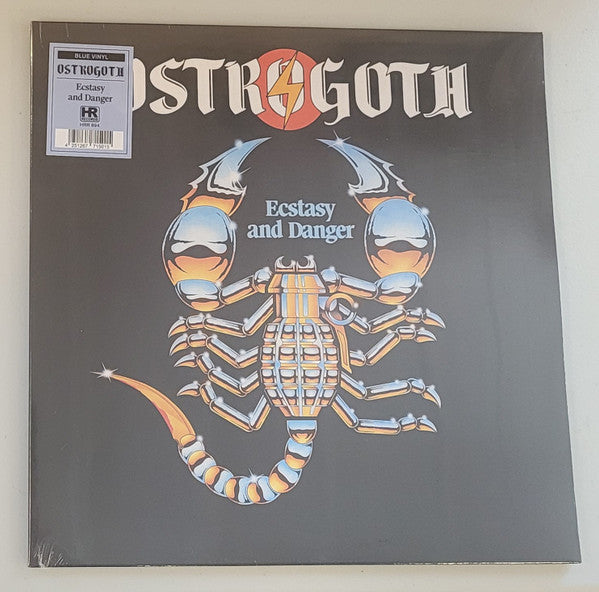 Ostrogoth : Ecstasy And Danger (LP, Album, Ltd, RE, Blu)