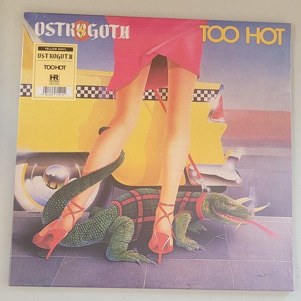 Ostrogoth : Too Hot (LP, Album, Ltd, RE, Yel)