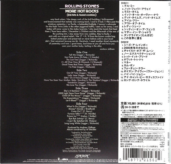 The Rolling Stones : More Hot Rocks (Big Hits & Fazed Cookies) (2xCD, Comp, RE)