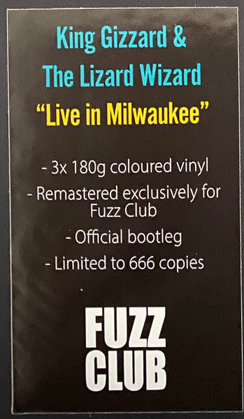 King Gizzard And The Lizard Wizard : Live In Milwaukee '19 (Box, Ltd, Num, RM + LP, Blu + LP, Pin + LP, Yel)