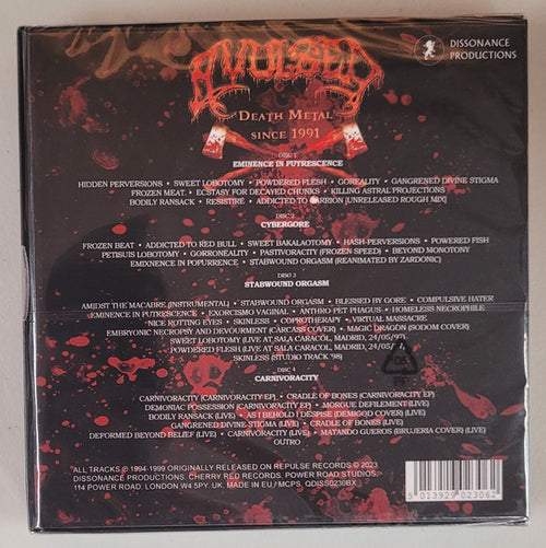 Avulsed : Vomiting Corpses - The 90's Regurgitations (4xCD, Album, Comp, RE + Box)