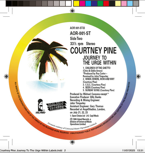 Courtney Pine : Journey To The Urge Within (LP, Album, RE)