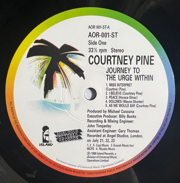 Courtney Pine : Journey To The Urge Within (LP, Album, RE)