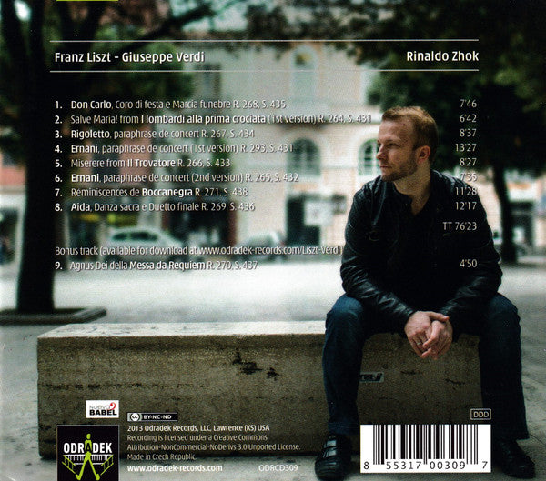 Franz Liszt, Rinaldo Zhok : Liszt-Verdi Complete Paraphrases And Free Transcriptions (CD, Dig)