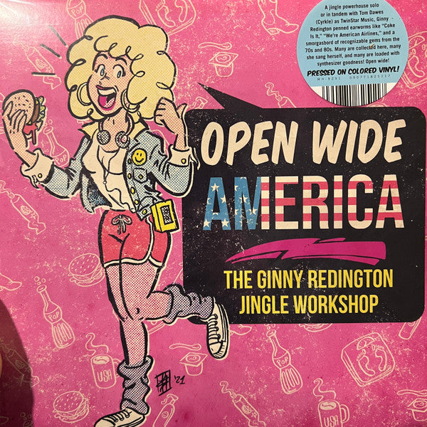 Ginny Redington : Open Wide America: The Ginny Reddington Songbook (LP, Whi)