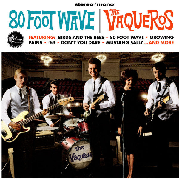 The Vaqueros : 80 Foot Wave (LP, Comp, Mono)