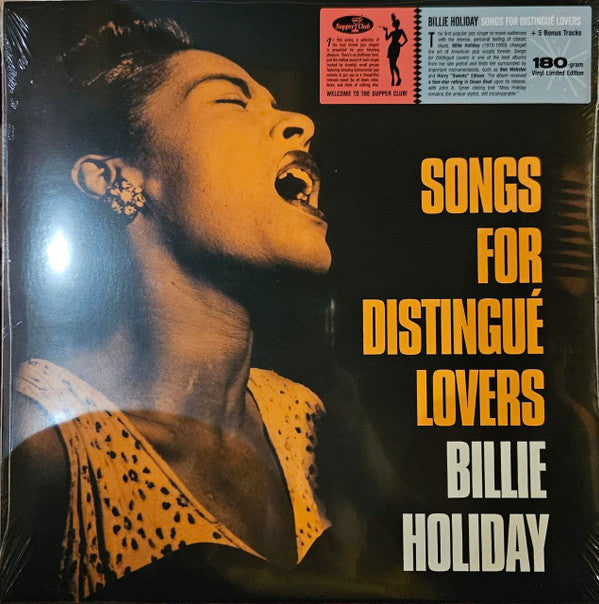 Billie Holiday : Songs For Distingué Lovers (LP, Album, Ltd, Num, RE)