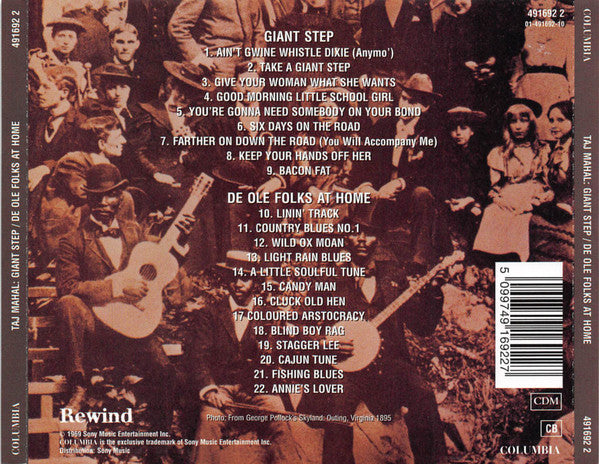 Taj Mahal : Giant Step & De Ole Folks At Home (CD, Album, RE)