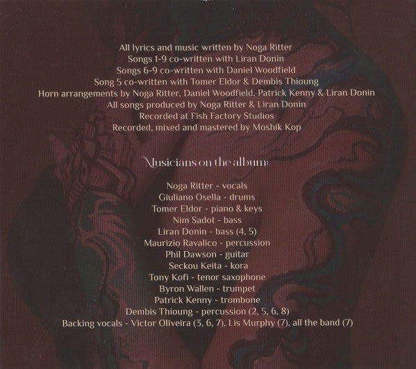 Noga Ritter : Ima  (CD, Album)