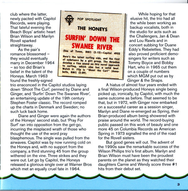 Various : Hey, Beach Girls! (Female Surf 'N’ Drag 1961-1966) (CD, Comp, Mono)