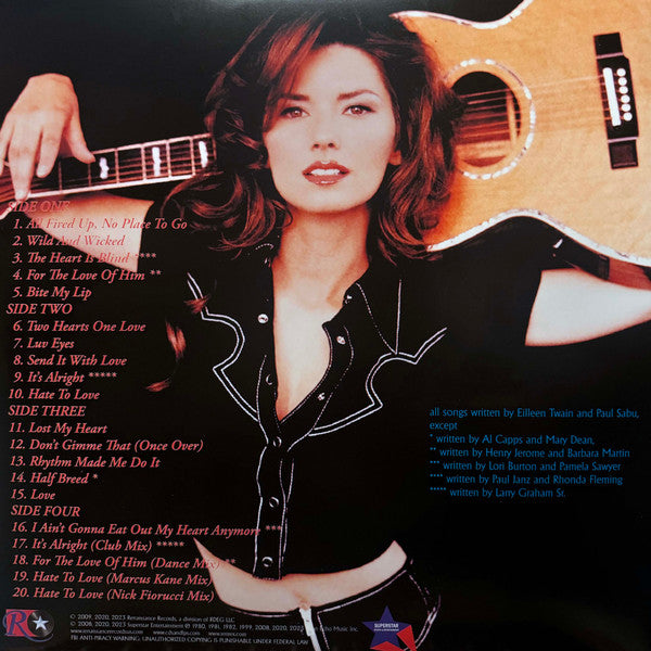 Shania Twain : The First Time...For The Last Time (2xLP, Album, RE, RM, 180)