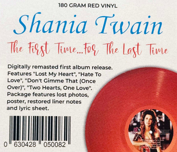 Shania Twain : The First Time...For The Last Time (2xLP, Album, RE, RM, 180)