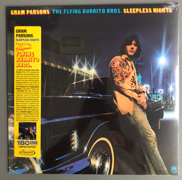 Gram Parsons / The Flying Burrito Bros : Sleepless Nights (LP, Album, Ltd, RE, 180)