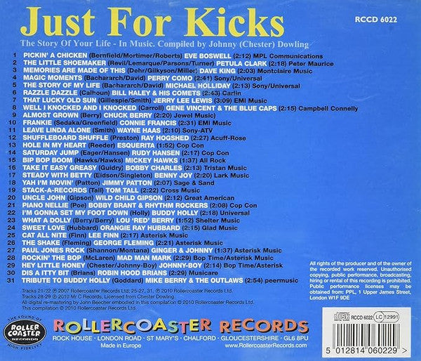 Various : Just For Kicks Vol 2 - The Story Of Your Life In Music (CD, Comp)