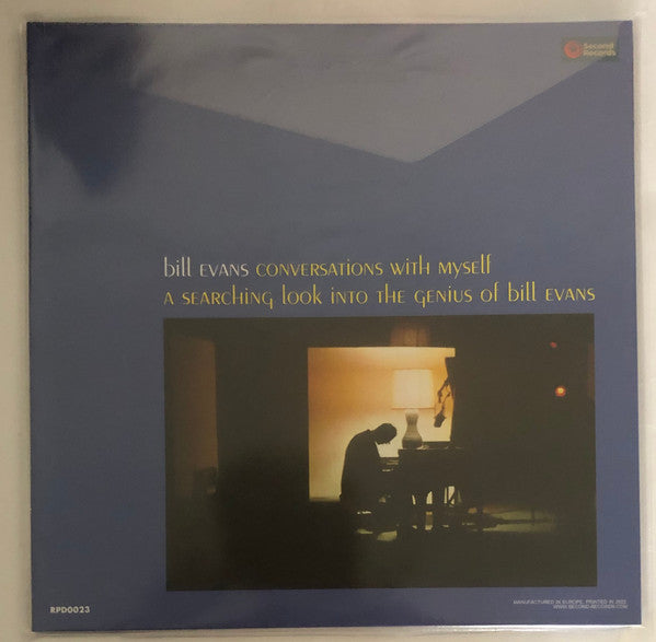 Bill Evans : Conversations With Myself (LP, Album, RE, 180)