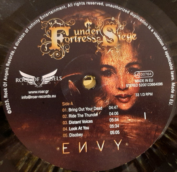Fortress Under Siege : Envy (LP, Album, Ltd, Bla)