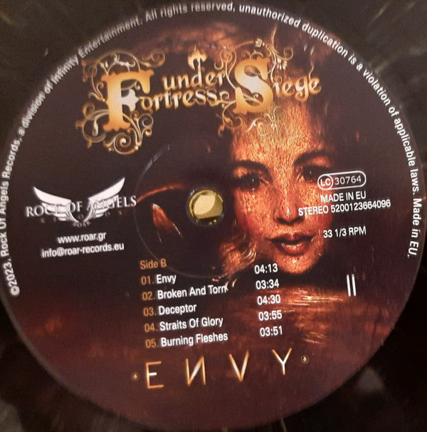 Fortress Under Siege : Envy (LP, Album, Ltd, Bla)