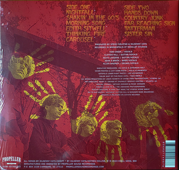 Kilkenny Cats : Hands Down (LP, Album, Ltd, RE, RM, Red)