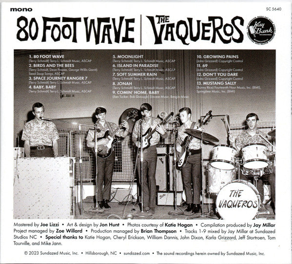 The Vaqueros : 80 Foot Wave (CD, Comp)
