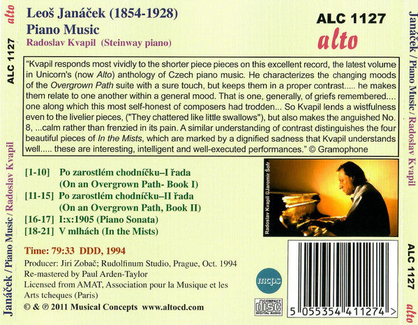 Leoš Janáček - Radoslav Kvapil : Piano Music (CD, RM)