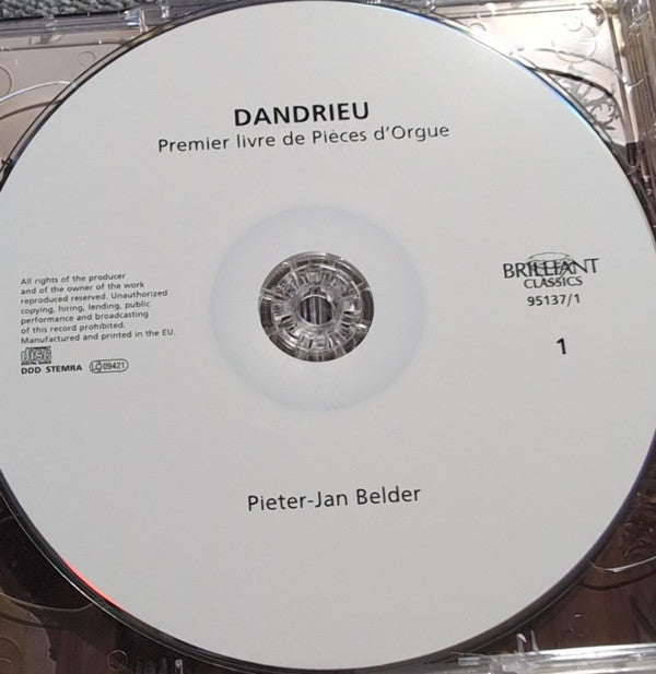 Pieter-Jan Belder, Jean-François Dandrieu : Dandrieu - Premier Livre De Pièces D'Orgue (2xCD, Album)