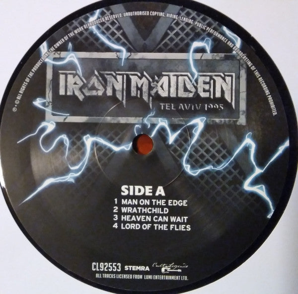 Iron Maiden : Tel Aviv 1995 (LP, Unofficial, 180)