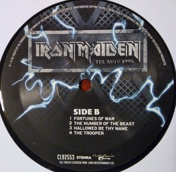 Iron Maiden : Tel Aviv 1995 (LP, Unofficial, 180)