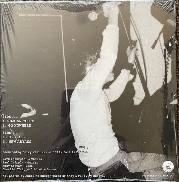 Reagan Youth : The 171A Demo 1981 (7", Ltd, Whi)