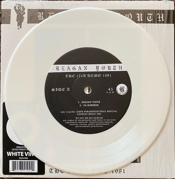 Reagan Youth : The 171A Demo 1981 (7", Ltd, Whi)
