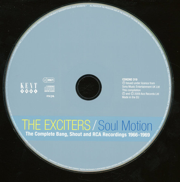 The Exciters : Soul Motion - The Complete Bang, Shout & RCA Recordings 1966-1969 (CD, Comp)