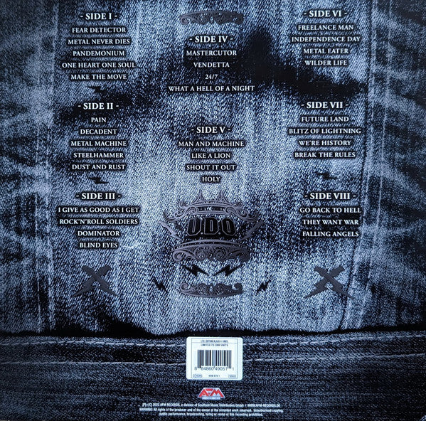 U.D.O. (2) : The Legacy (4xLP, Comp, Ltd)
