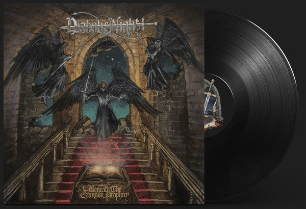 Diabolic Night : Beneath The Crimson Prophecy (LP, Album, Ltd)