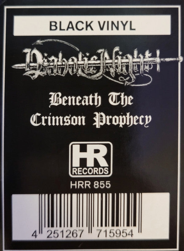 Diabolic Night : Beneath The Crimson Prophecy (LP, Album, Ltd)