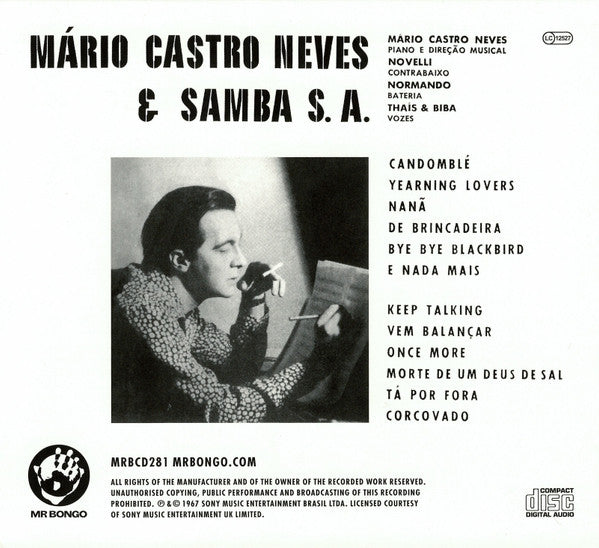 Mário Castro Neves & Samba S.A. : Mário Castro Neves & Samba S.A. (CD, Album, Mono, RE)